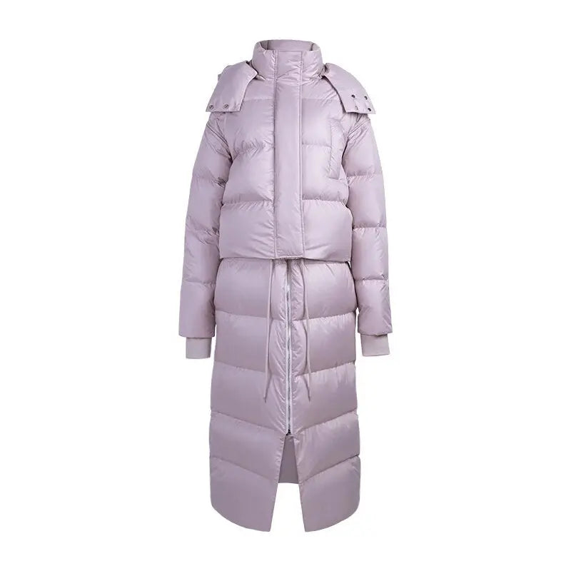 Autumn And Winter Design Sense Of A Variety Of Ways To Wear Medium-Length Jacket Down Jacket eprolo
