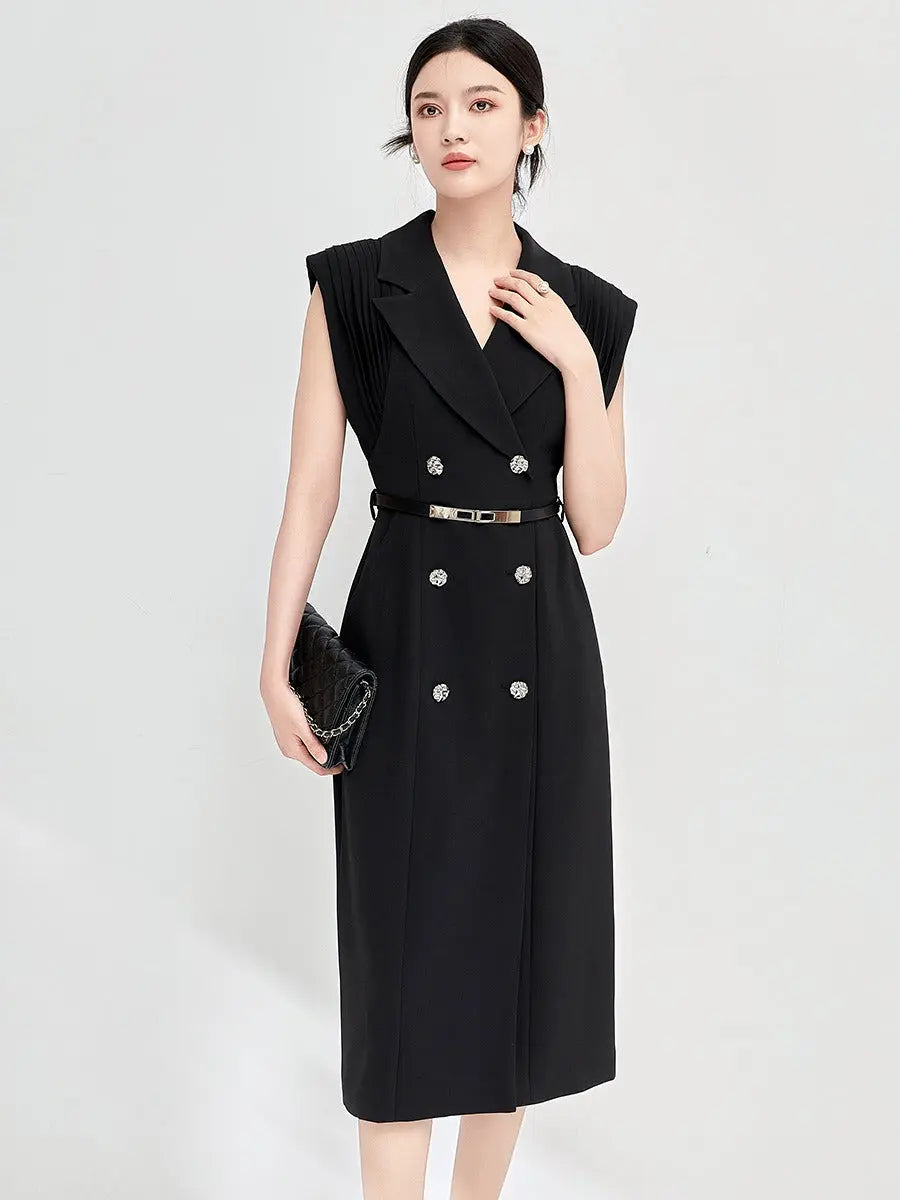 Commuting temperament, professional femininity, light luxury waist dress for women eprolo