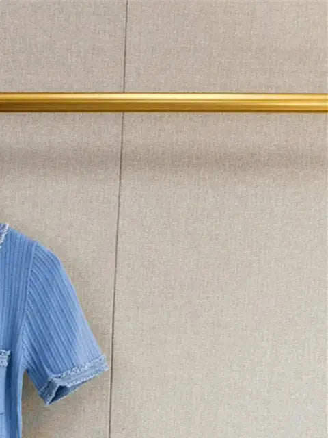 Elastic slim fit round neck button up long knit dress eprolo