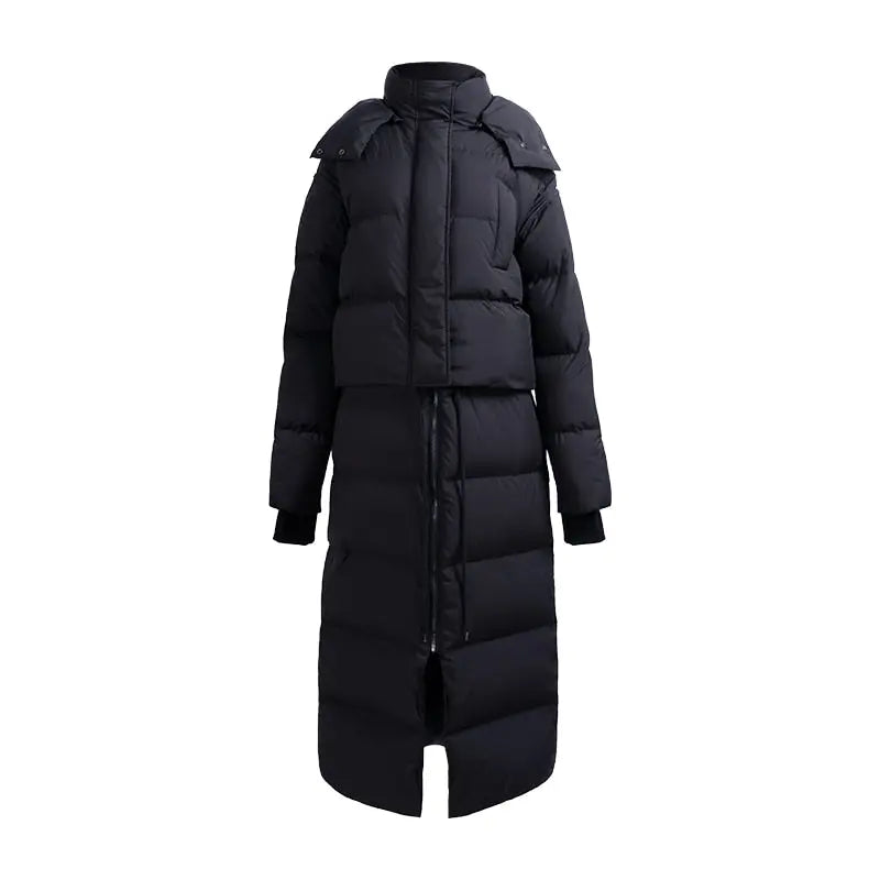 Autumn And Winter Design Sense Of A Variety Of Ways To Wear Medium-Length Jacket Down Jacket eprolo