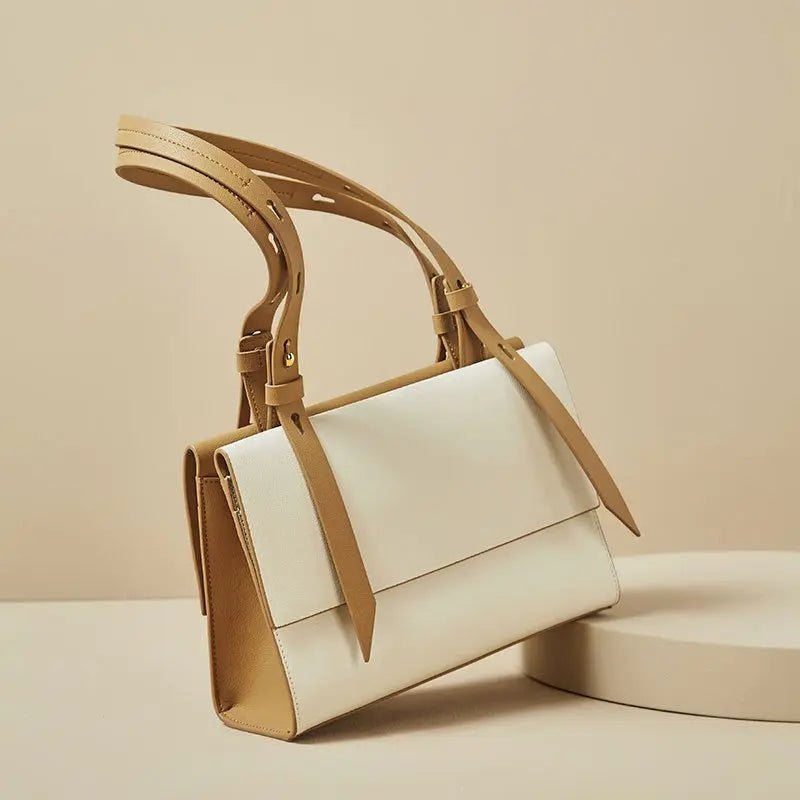 Genuine Leather Shoulder Bag Tote Bag Senior Sense Of Fashion Senior Versatile Niche Design Women's Bags Handbag eprolo