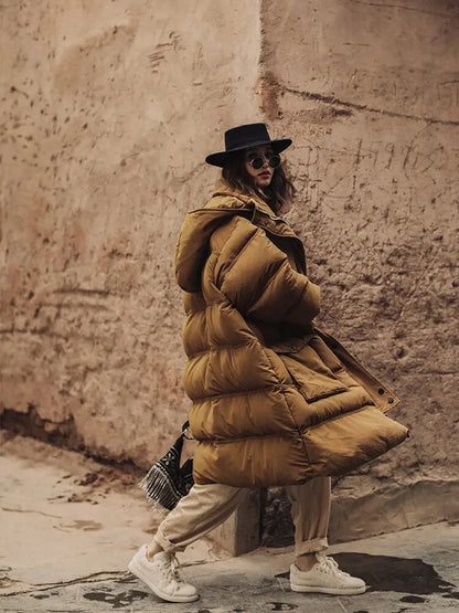 Medium Length Loose Super Thick Down Cotton Jacket For Women's Coat New Winter Bread Jacket eprolo