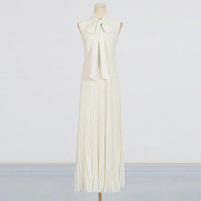 Style Heavy Embroidery Splicing Short Jacket + Pleated High Waist Skirt Set for Women eprolo