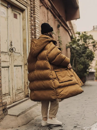Medium Length Loose Super Thick Down Cotton Jacket For Women's Coat New Winter Bread Jacket eprolo