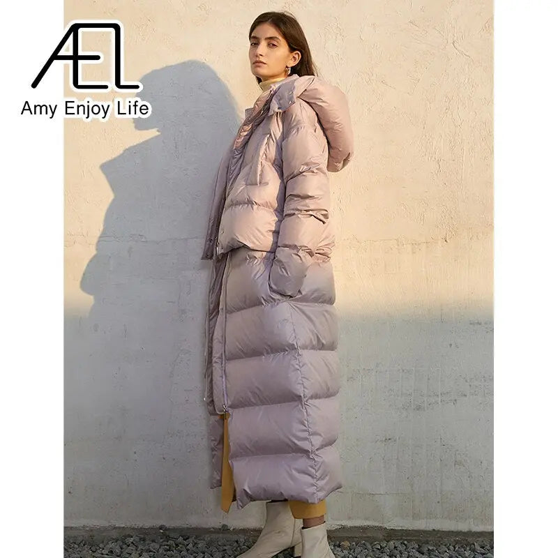 Autumn And Winter Design Sense Of A Variety Of Ways To Wear Medium-Length Jacket Down Jacket eprolo