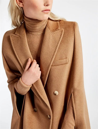 AEL Fashion Oversized Women Double Face Cloak Woolen Coat 2018 Hight Quality with Lengthen Thickening Keep Warm Winter Overcoat eprolo