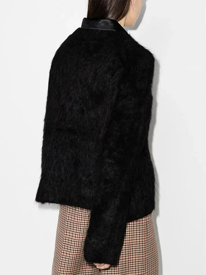 Trendy High Quality Lambswool Knitting Solid Color Sweaters Women Casual Loose Pullover Female Fashion eprolo